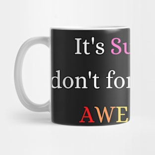 Awesome Sunday Motivation Mug